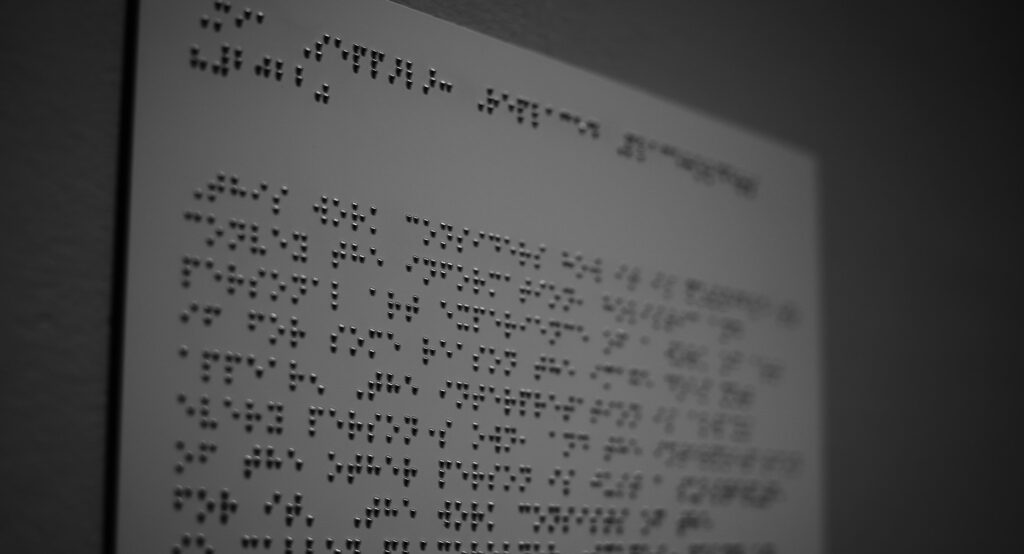 Braille writing